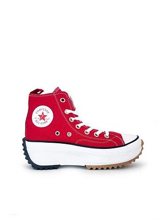 Червоні жіночі кросівки converse all star hight top х конверс 37