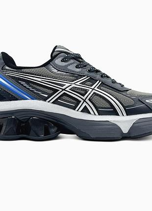Чоловічі сірі кросівки asics gel quantum kinetik fluent seal grey pure silver х асікс 40