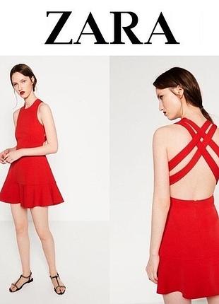 Коктельна сукня плаття з відкритою спинкою zara
