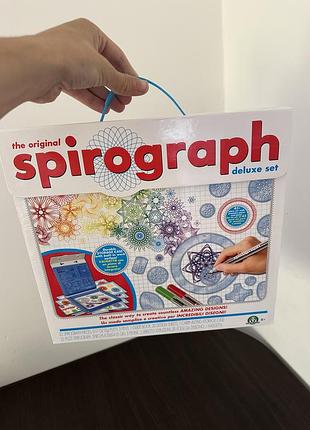 Оригінальний набір для малювання spirograph deluxe set, призначений для створення складних геометричних візерунків