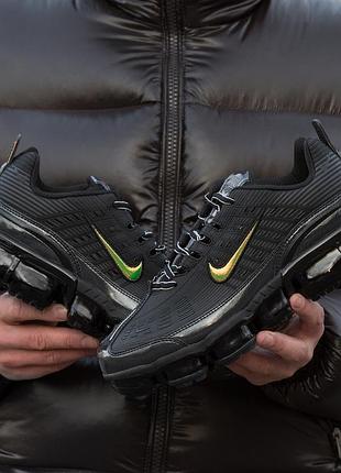 Мужские черные кроссовки nike air vapormax 360 black gold х найк 44