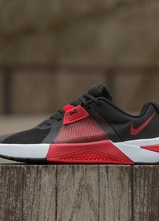 Мужские черные кроссовки nike free metcone 10 black red х эйр макс 41