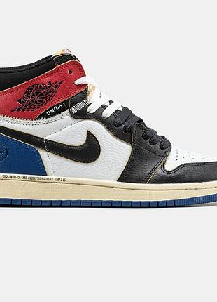 Мужские белые кроссовки jordan 1 high union l.a х джордан 42