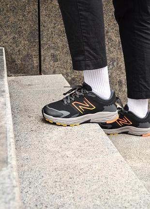 Мужские серые кроссовки new balance 510 grey black orange х нью беланс 41