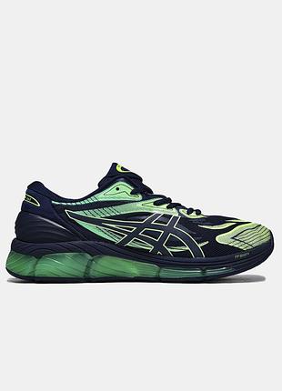 Мужские зеленые кроссовки asics gel quantum 360 8 night sky green х ассикс 44