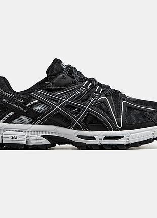Мужские черные кроссовки asics gel kahana 8 black white х ассикс 41