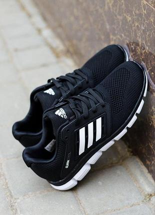 Черные мужские кроссовки adidas climachill black white x клімакул 43
