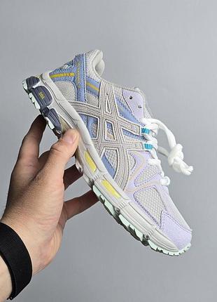 Білі жіночі кросівки asics gel kahana 8 blue lilac х ассікс 39