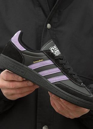 Черные кроссовки унисекс adidas birmingham ozzy osbourne black purple x бирмингем 39