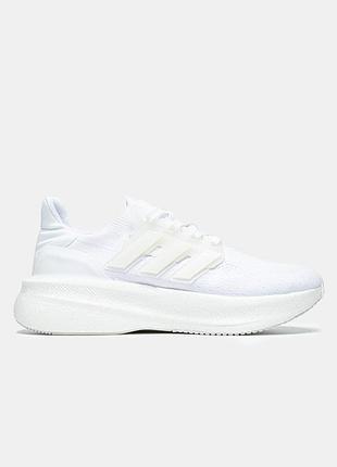 Белые кроссовки унисекс adidas ultraboost white x адидас 40