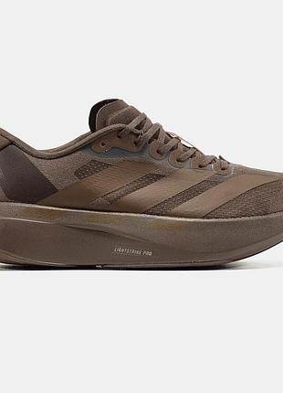 Коричневые мужские кроссовки adidas adizero evo sl brown x адидас 43