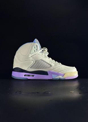 Білі кросівки унісекс nike air jordan 5 retro dj khaled peach х джордан 44