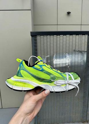 Женские салатовые кроссовки balenciaga 3xl in fluo yellow x баленсиага 3xl 36