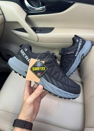 Мужские черные кроссовки merrell float pro black grey winter termo х меррел 44