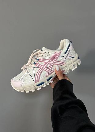 Бежеві кросівки asics gel kahana 8 beige pink х асікс 39