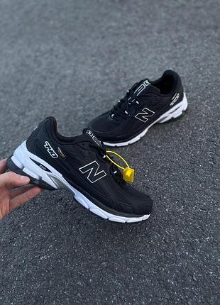 Черные мужские кроссовки new balance 740 cordura black white x нью беланс 45