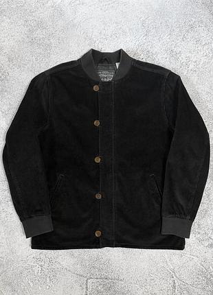 Вельветовый бомбер куртка levis fred perry lacoste (l/xl)