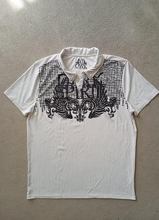Брендовая футболка поло owk collection.