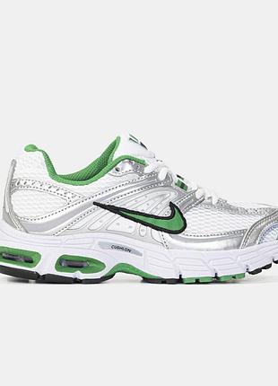 Женские зеленые кроссовки nike air max moto 2k green silver black х найк 36