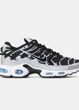 Мужские серые кроссовки nike air max tn plus lace toggle black grey х эйр макс тн 45