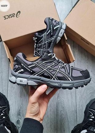 Мужские серые кроссовки asics gel kahana 8 grey black х асикс 44