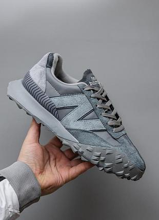 Серые кроссовки унисекс new balance xc-72 grey х нью беланс 40