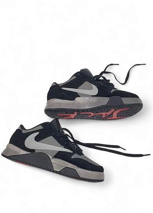 Мужские серые кроссовки nike air jordan cut the check travis scott grey black х джордан 44