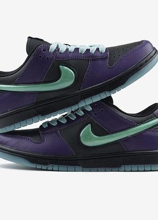 Чорні кросівки унісекс nike sb dunk low ltd wizard limited х данк 43