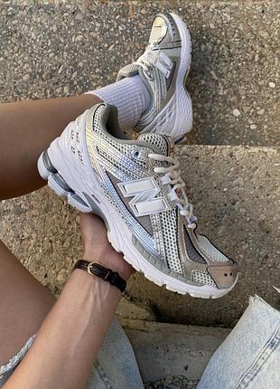 Серые кроссовки унисекс new balance 1906r urbancore silver white х нью беланс 36