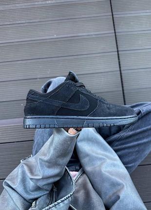 Чорні кросівки унісекс nike sb dunk low black х данк 41