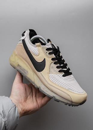 Чоловічі бежеві кросівки nike air max 90 terrascape beige х ейр макс 41