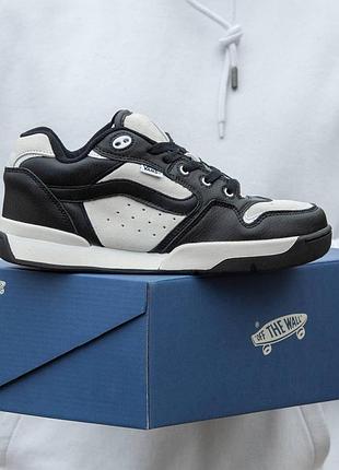 Чорно-білі кеди унісекс vans rowley xlt dime black white х ванс 42