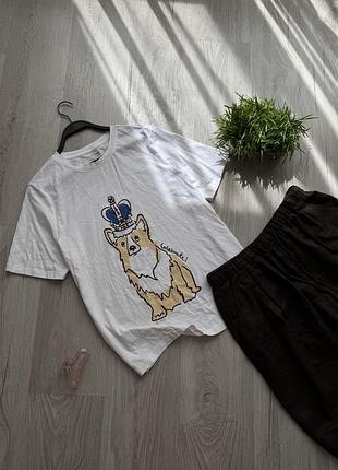 Футболка. коргі. marks&spencer