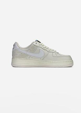 Бежеві кросівки унісекс nike air force 1 low year of the horse х найк ейр форс 37