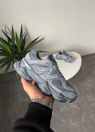 Серые кроссовки унисекс new balance 9060 grey magnet u9060sg х нью беланс 41