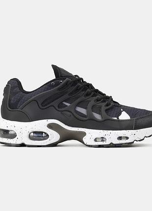Чорні кросівки унісекс nike air max tn terrascape plus black white х ейр макс тн плюс 42