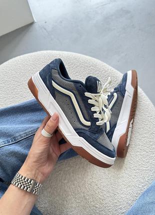 Блакитні кеди унісекс vans hylane nineties navy blue х ванс 44
