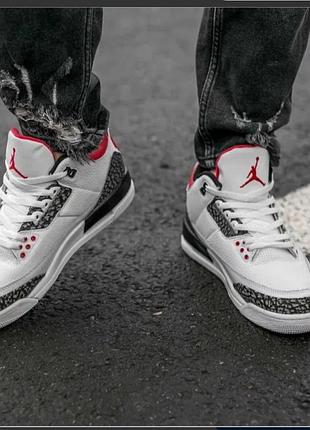 Кросовки air jordan 3 retro white 854262 -106