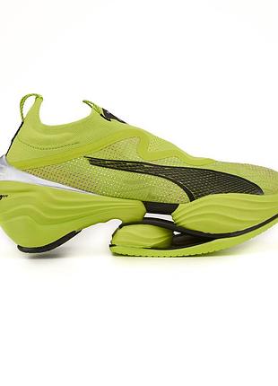 Салатовые мужские кроссовки puma fast rb nitro х пума 40
