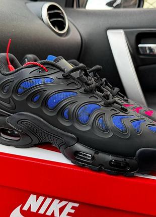 Чоловічі чорні кросівки nike air max tn drift black blue red х ейр макс тн 40
