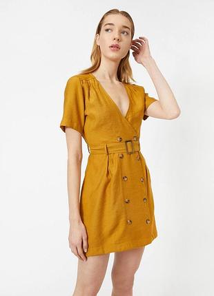 Нова з біркою! стильна двобортна сукня-міні miss selfridge petites