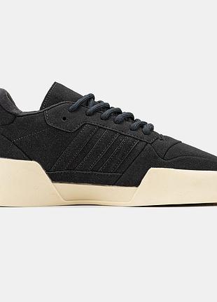 Мужские черные кроссовки adidas forum low 86 essential fear of god core black х форум 44