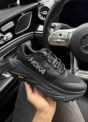 Чорні кросівки унісекс hoka gore-tex black х хока 45
