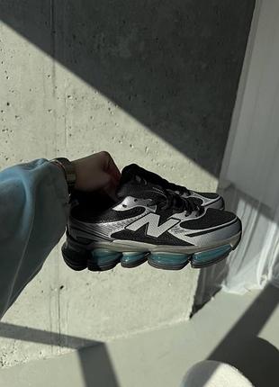 Чорні кросівки унісекс new balance abzorb 2000 black grey х нью беланс 43