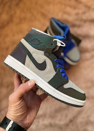 Кросівки унісекс nike air jordan 1 high zoom air chameleon х джордан 42