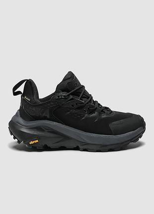 Чорні чоловічі кросівки hoka one one kaha 2 low gore-tex black х хока 43