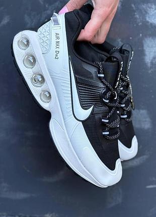 Чорно-білі кросівки унісекс nike air max dn 2 black white х ейр макс 43