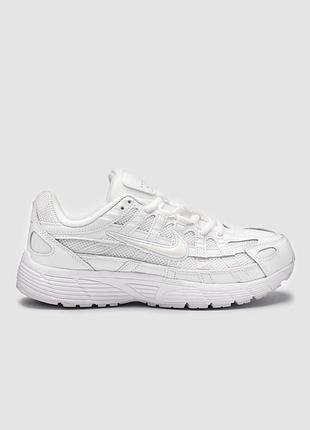 Белые кроссовки унисекс nike p6000 white х найк 45