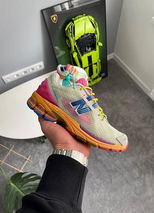 Бежевые кроссовки унисекс new balance 1906 r action bronson rosewater beige х нью беланс 45