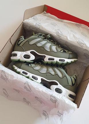 Мужские кроссовки хаки nike air max tn terrascape khaki black white x эйр макс тн 43